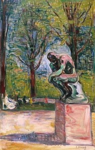 Munch Il pensaore di Rodin