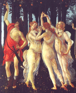 Botticelli le tre grazie