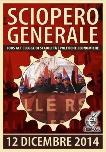 sciopero generale Fiom