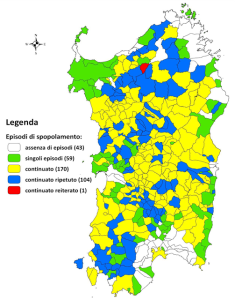 carta spopolamento Sardegna