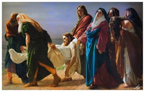 trasporto del corpo di Cristo di Antonio Ciseri