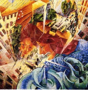 Boccioni visioni simultanee 1911