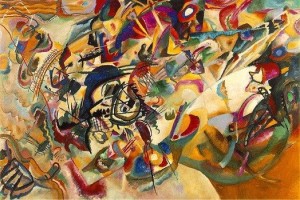 Composizione n. VII di V. Kandinsky (1913)