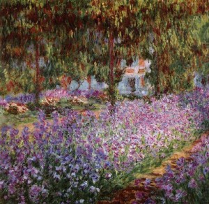 Monet Le jardin de Monet les irisLL