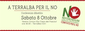 Terralba per NO 8 ott 16